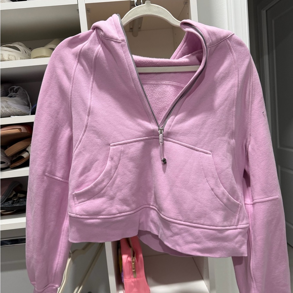 Lululemon Vitapink Scuba Oversized Half-Zip Hoodie